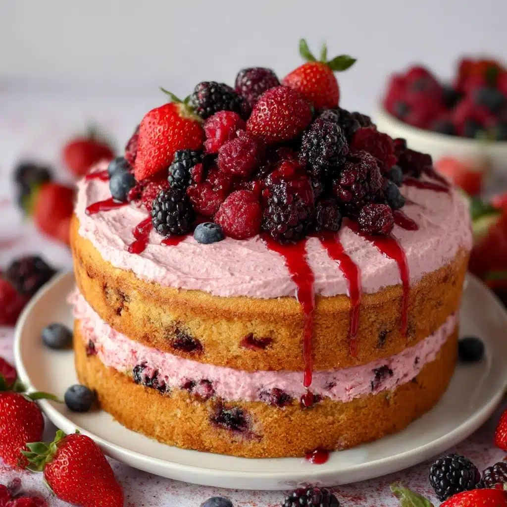 Summer Berry Cake Recipe