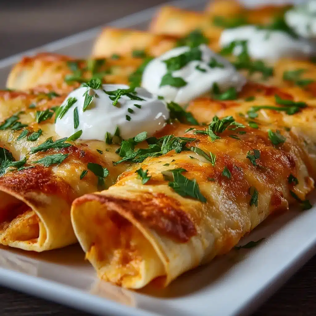 Baked Cream Cheese Chicken Taquitos Recipe
