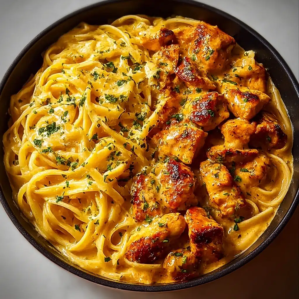 Cowboy Butter Chicken Linguine Recipe - Recipe Image