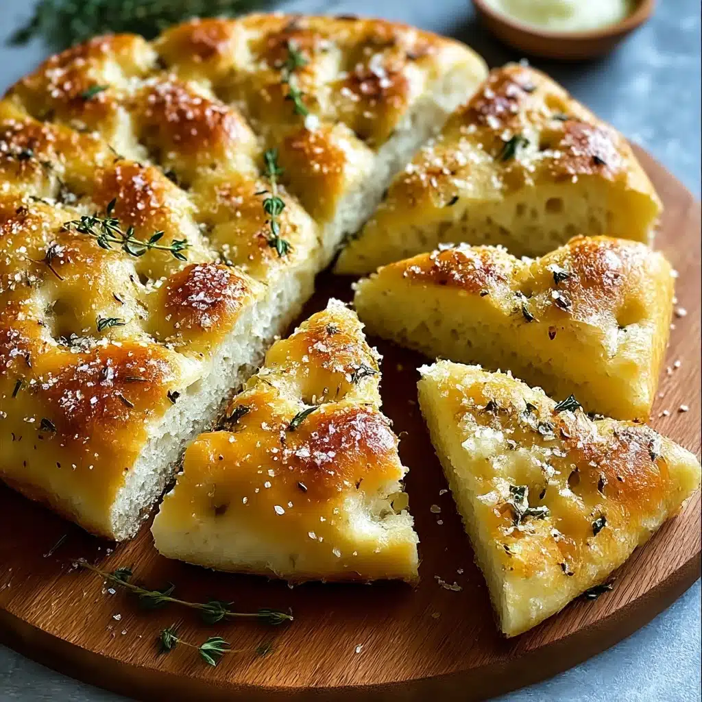 Garlic Parmesan Focaccia Bread Recipe