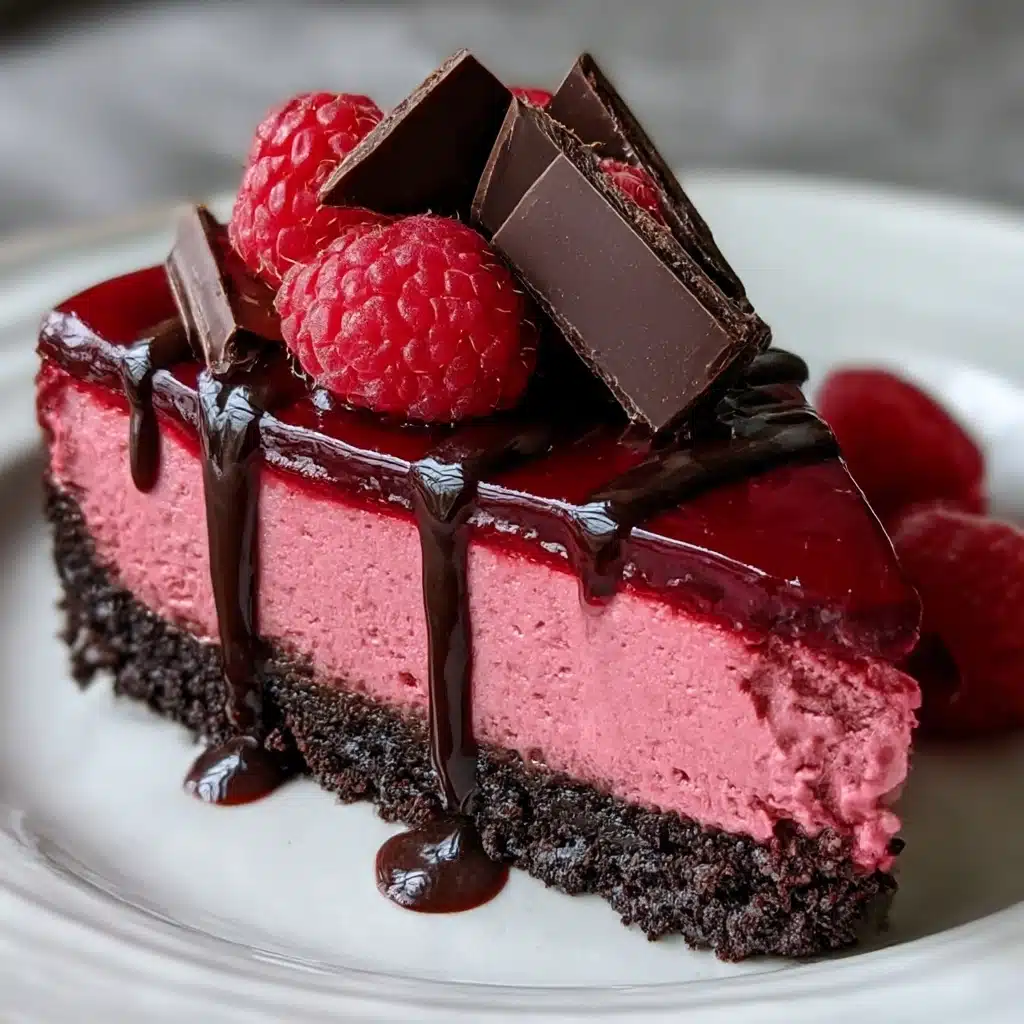 Indulge in Decadent Dark Chocolate Raspberry Cheesecake Recipe