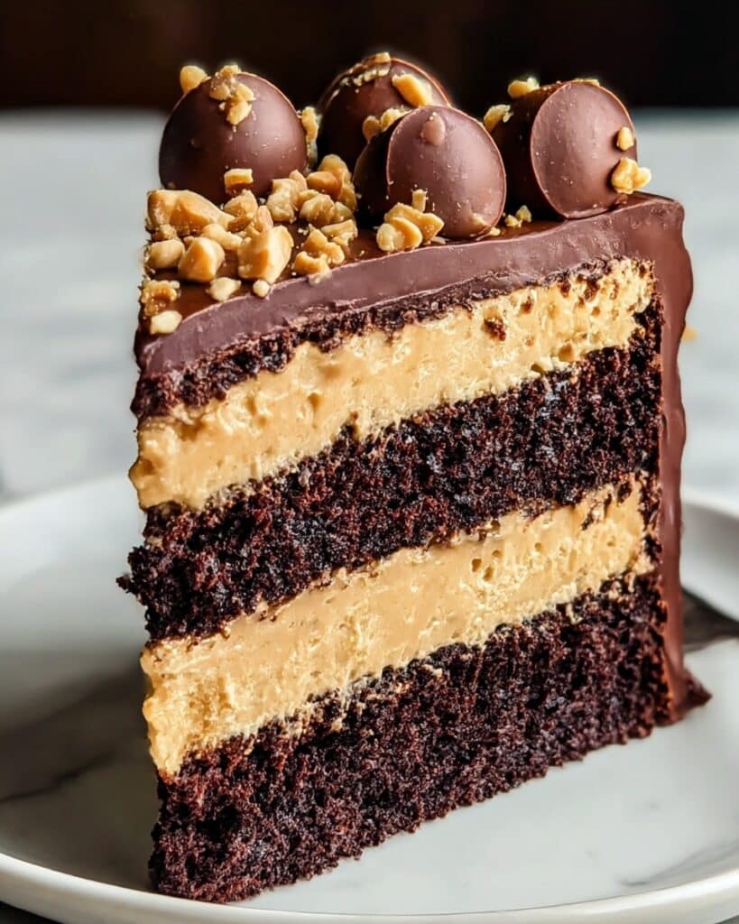 Best Chocolate Peanut Butter Cake Recipe