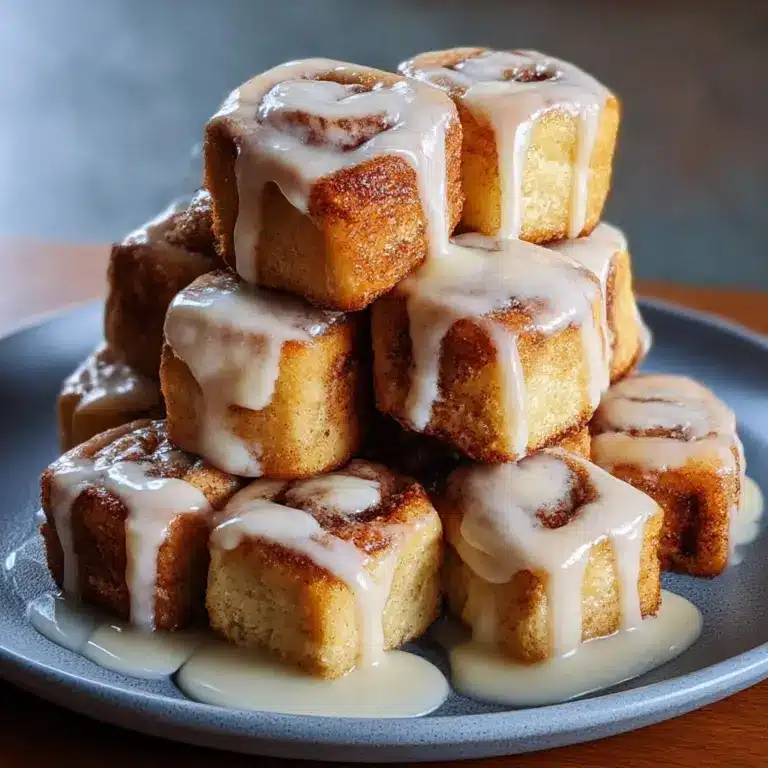 These Cinnamon Roll French Toast Bites Recipe