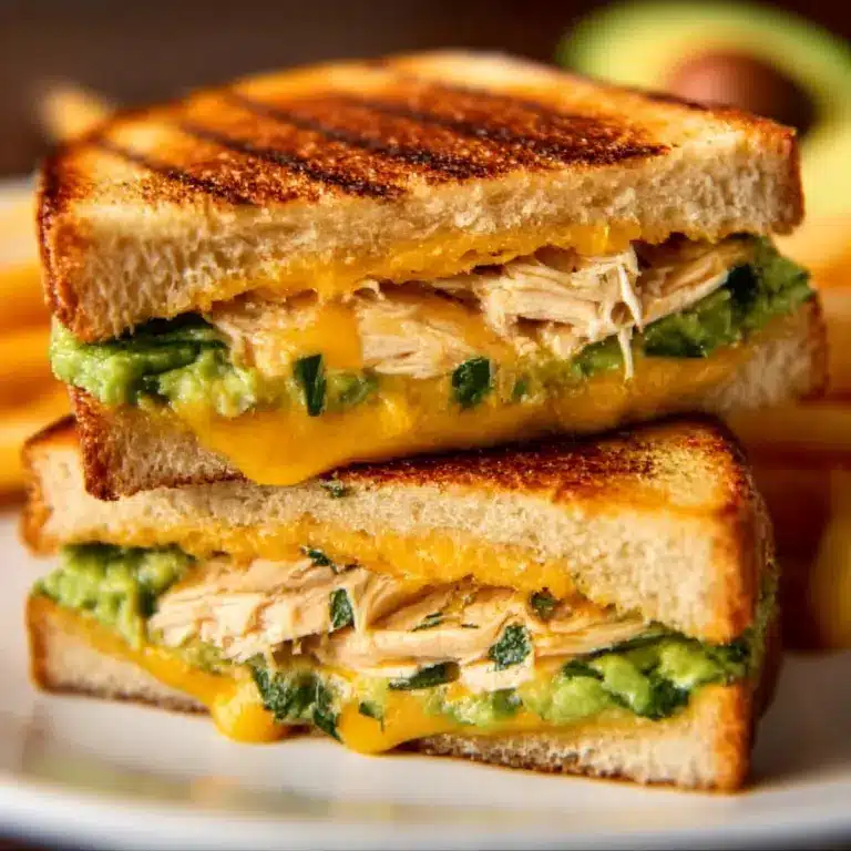 Chicken Avocado Melt Sandwich Recipe