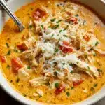 Crock Pot Creamy Chicken Parmesan Soup Recipe