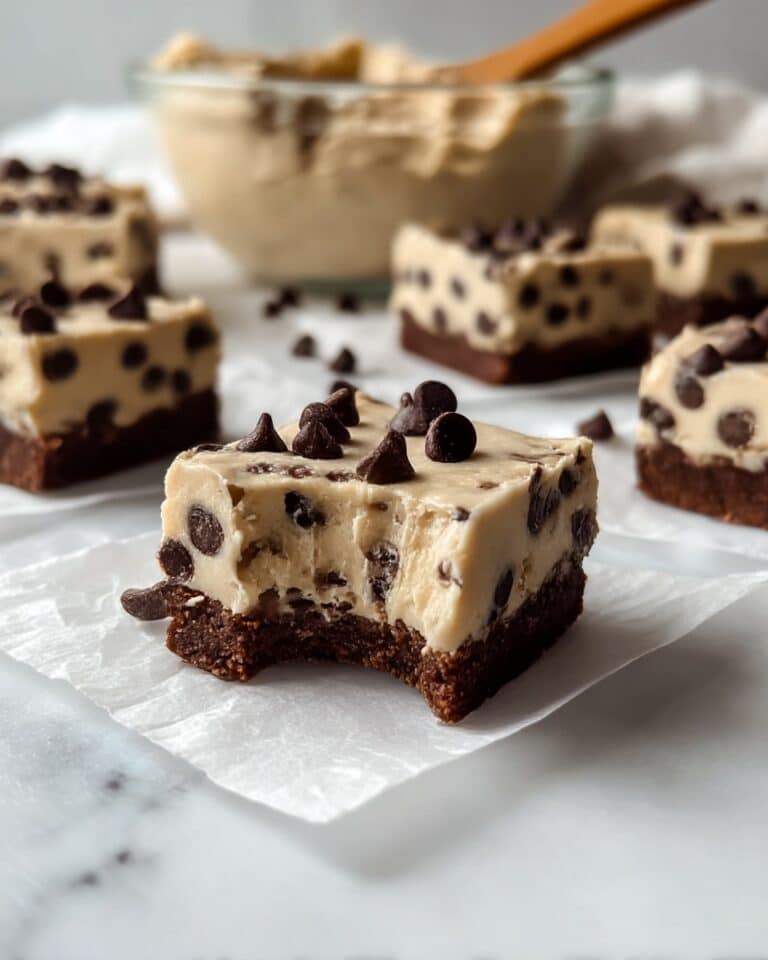 Protein Packed Cookie Dough Brownies Recipe