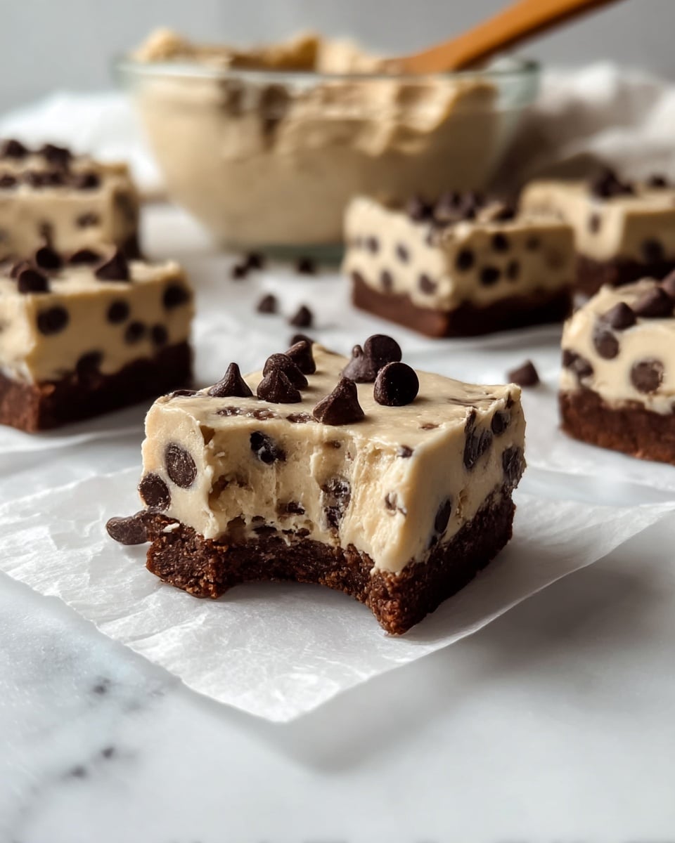 Protein Packed Cookie Dough Brownies Recipe