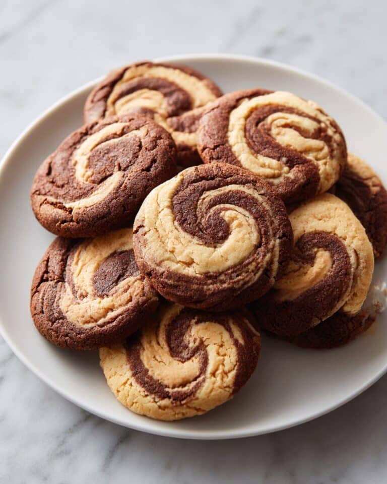 Chocolate Peanut Butter Swirl Cookies Recipe