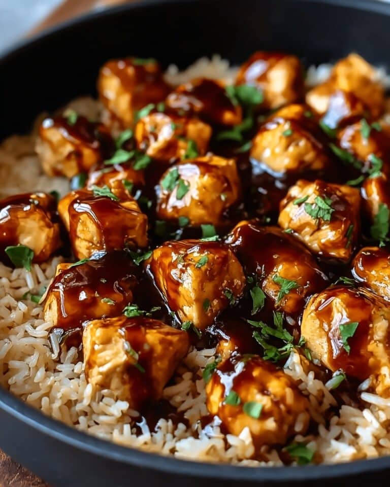 One-Pan Honey BBQ Chicken & Rice Recipe