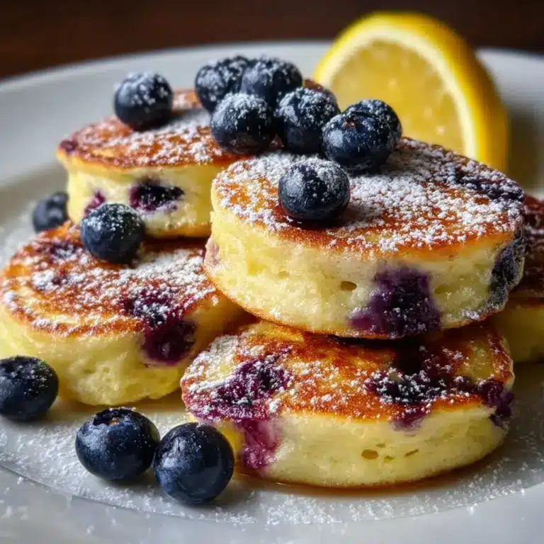 Blueberry Lemon Pancake Bites Recipe