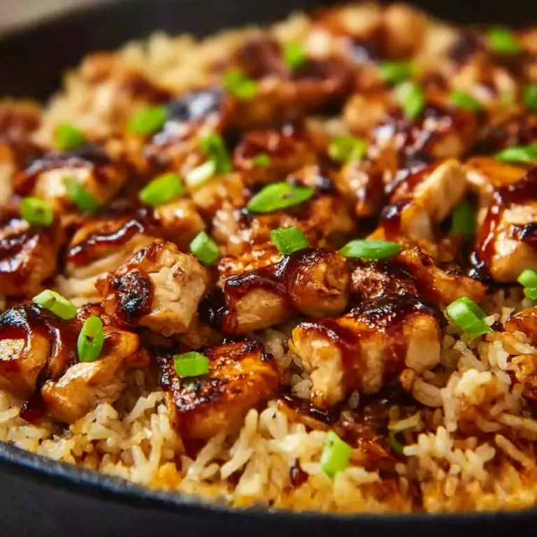 Honey BBQ Chicken Rice Recipe