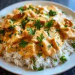 Creamy Smothered Chicken and Rice Recipe
