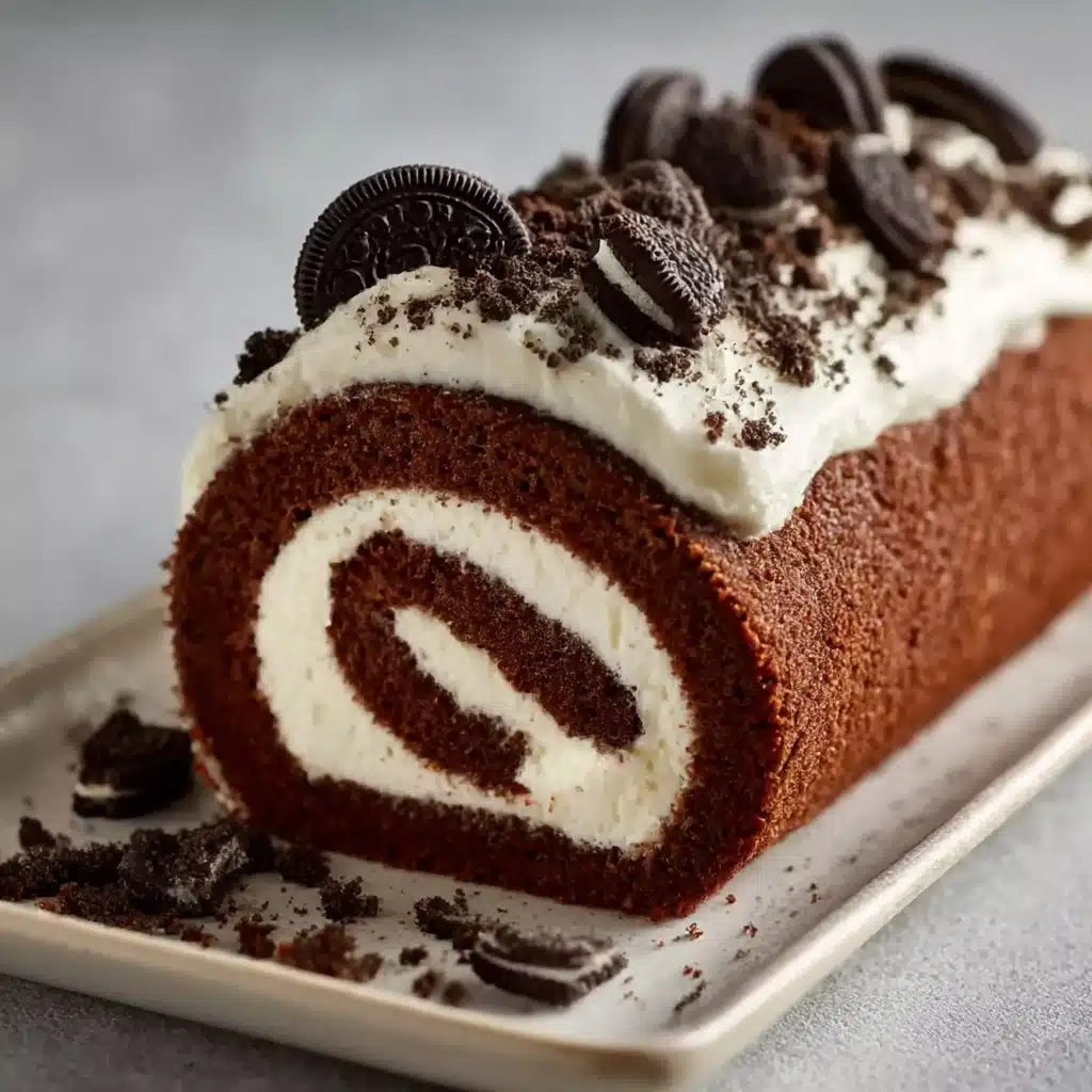 Cookies and Cream Cake Roll Recipe