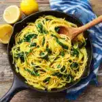 Lemon Spinach Pasta Recipe