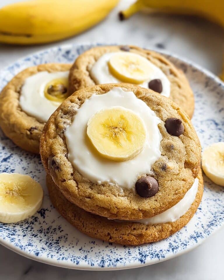 Banana Bread Cookies with Cream Cheese Glaze Recipe