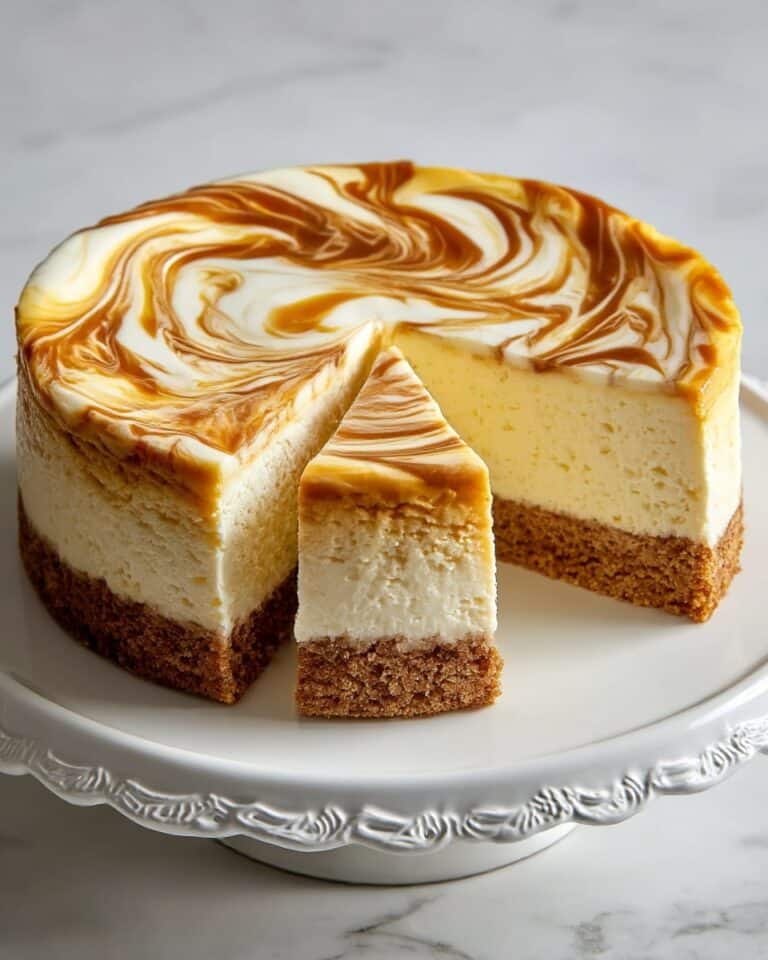 Cheesecake with Pumpkin Swirl Recipe