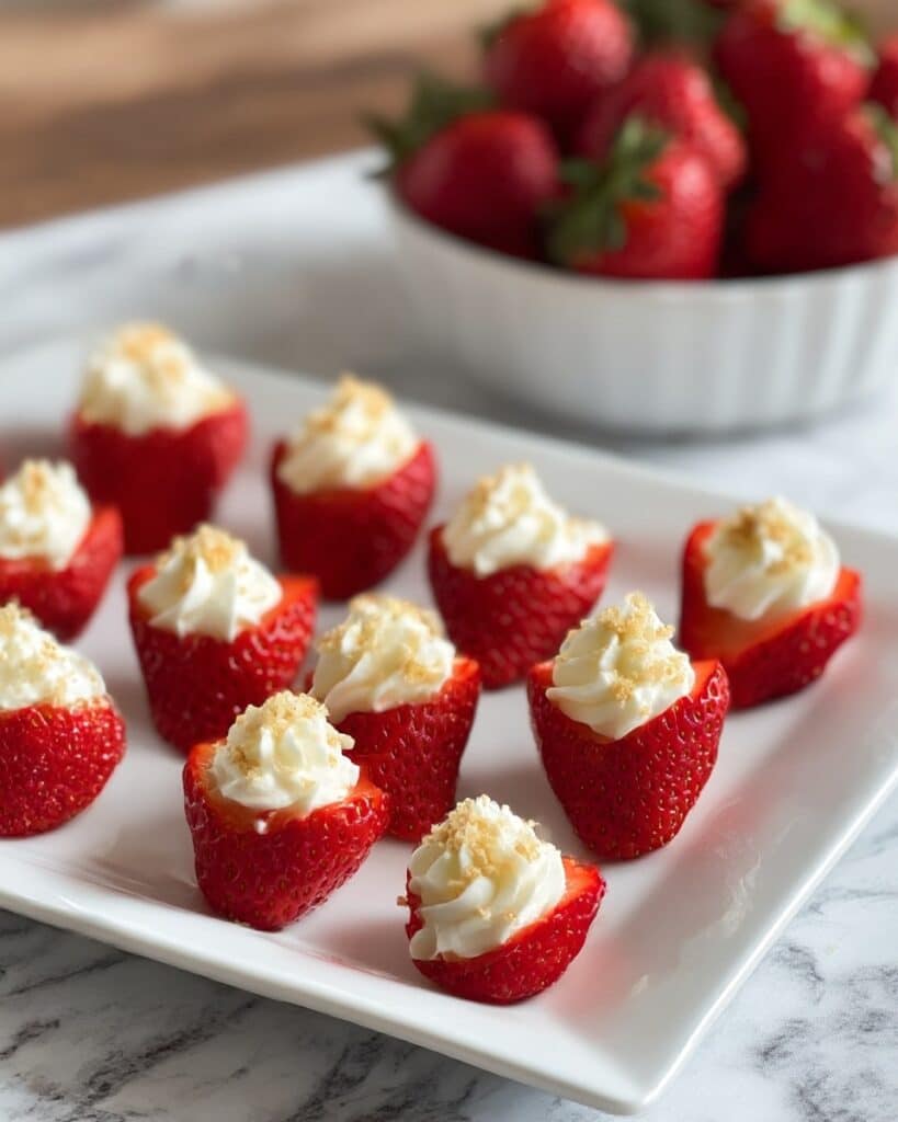 Deviled Strawberries Recipe