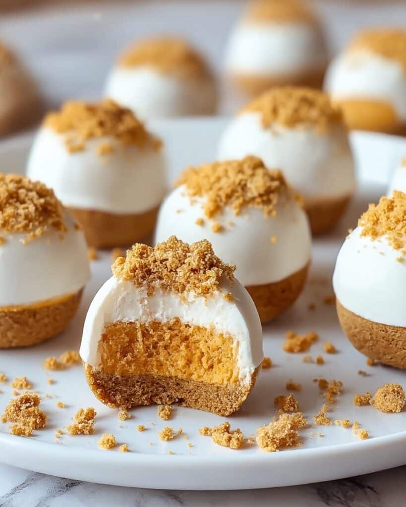 No Bake Pumpkin Cheesecake Balls Recipe