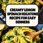 Lemon Spinach Pasta Recipe