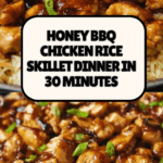 Honey BBQ Chicken Rice Recipe