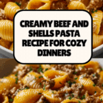 Creamy Beef and Shells Recipe