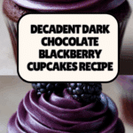 Dark Chocolate Blackberry Cupcakes Recipe