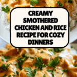 Creamy Smothered Chicken and Rice Recipe