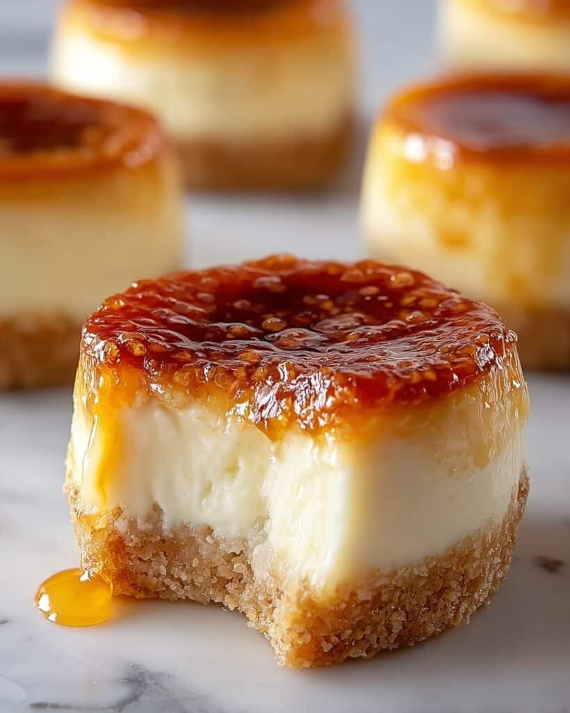 Mini Crème Brûlée Cheesecakes Recipe