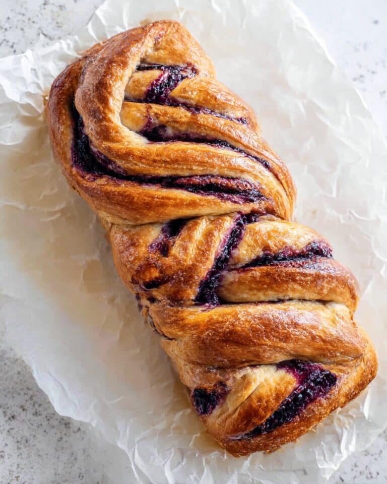 Mascarpone Cheese Blueberry Babka Recipe