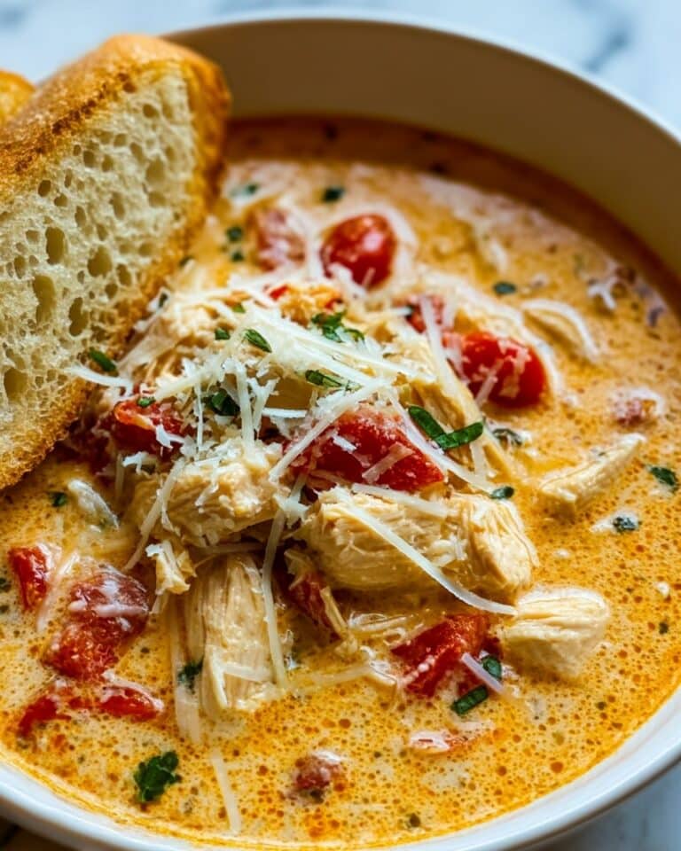Creamy Chicken Parmesan Soup Recipe