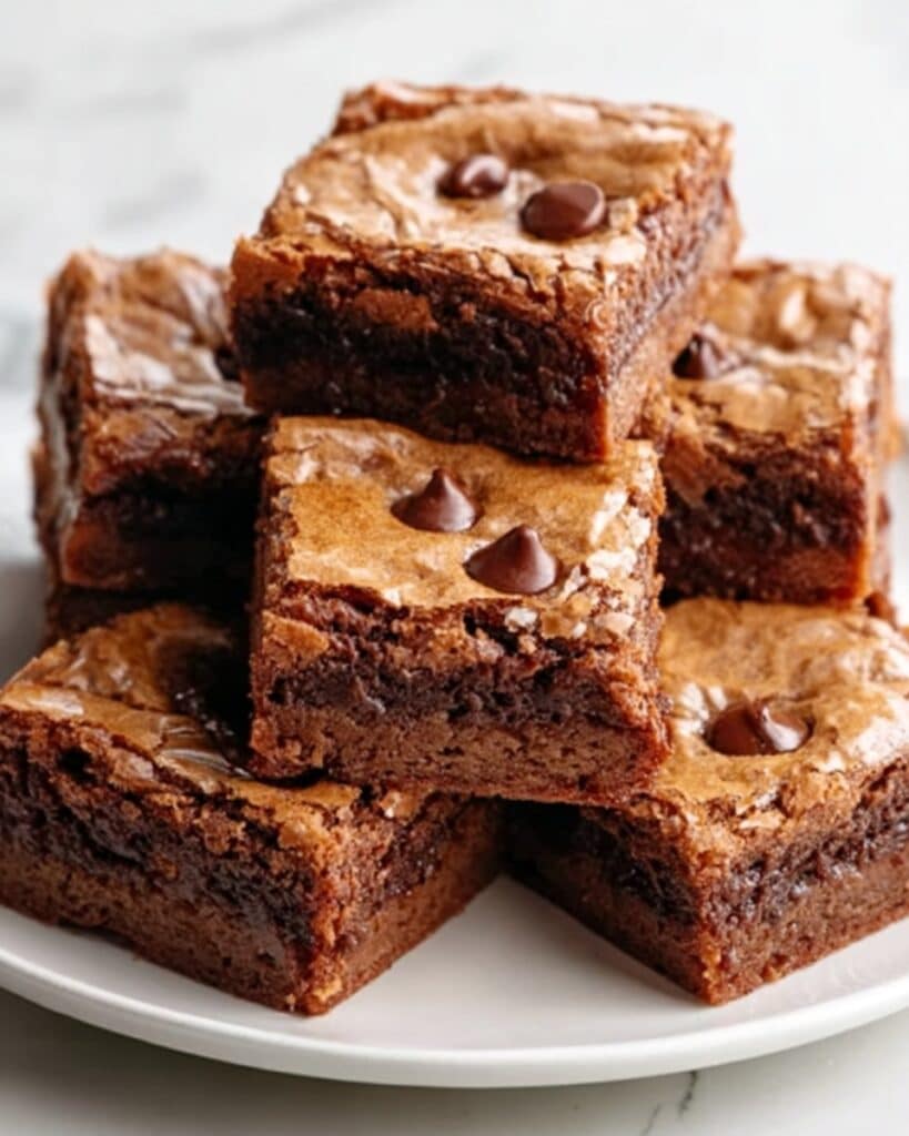 Healthy Peanut Butter Greek Yogurt Breakfast Blondies Recipe