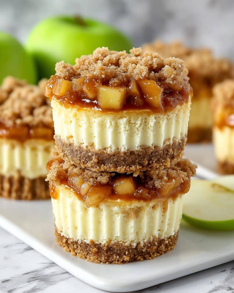 Apple Crisp Mini Cheesecakes Recipe