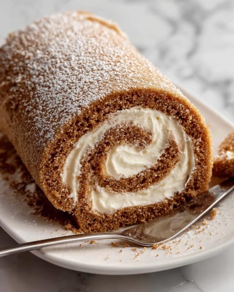 Fall Pumpkin Spice Roll Cake Recipe