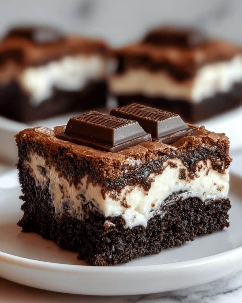 Kit Kat Cream Cheese Brownies Recipe