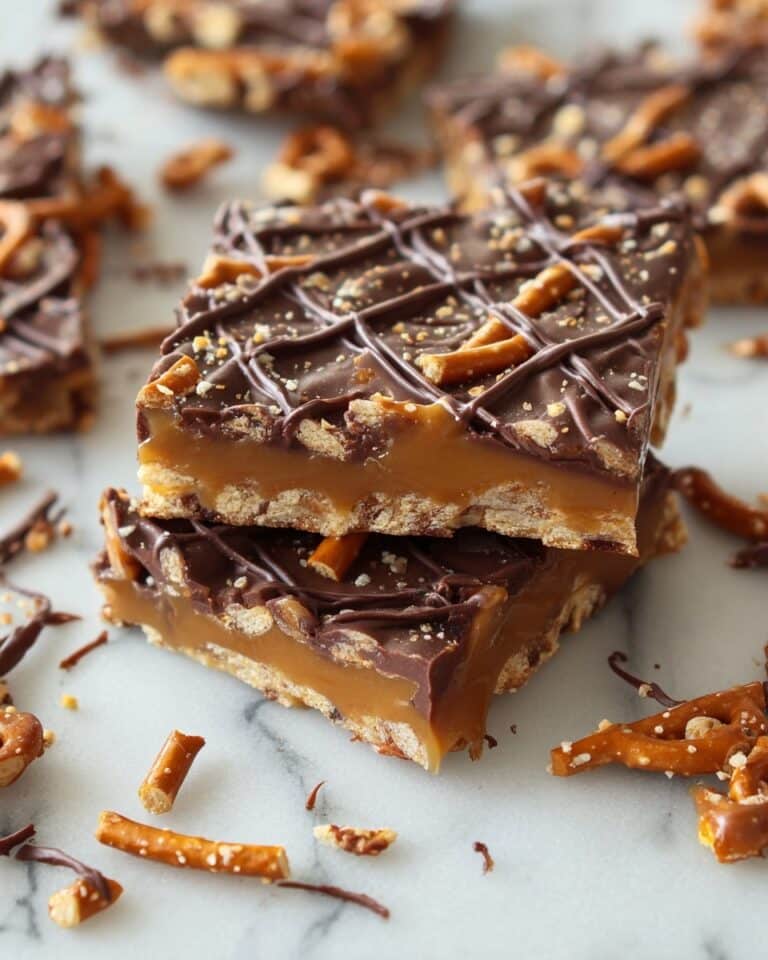 Salted Caramel Pretzel Bark Recipe