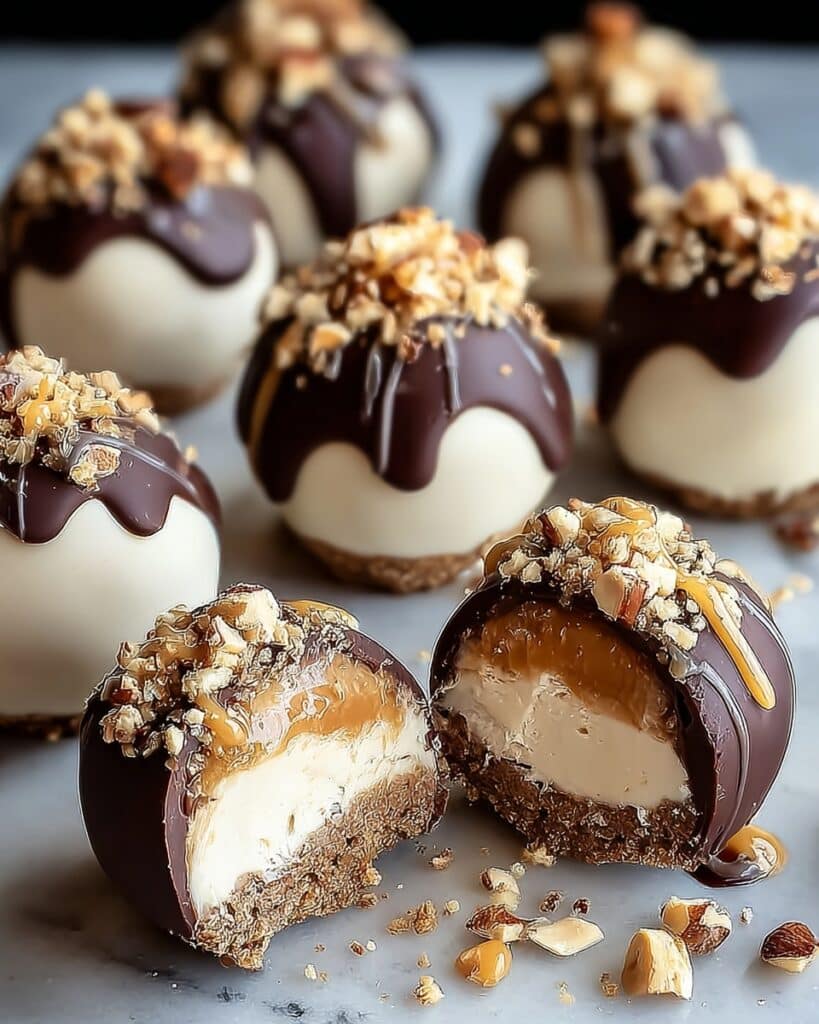No-Bake Peanut Butter Cheesecake Balls Recipe