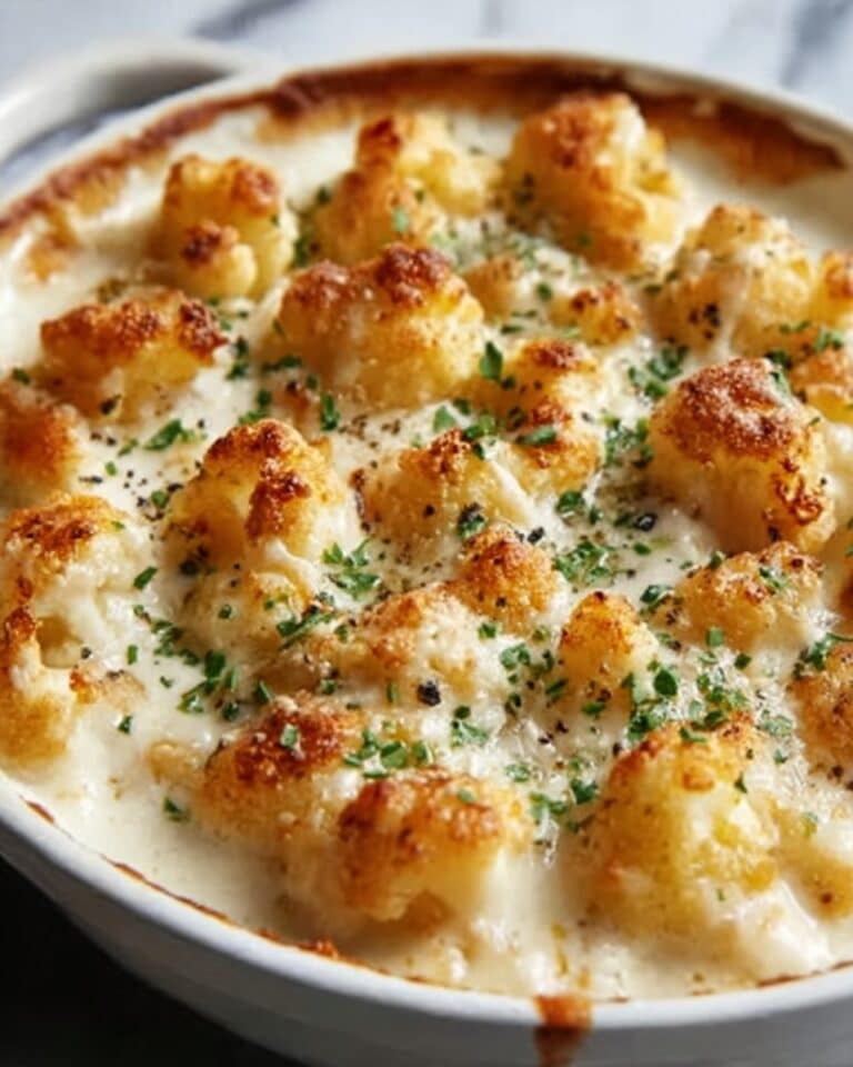 Chicken Alfredo Tater Tot Casserole Recipe