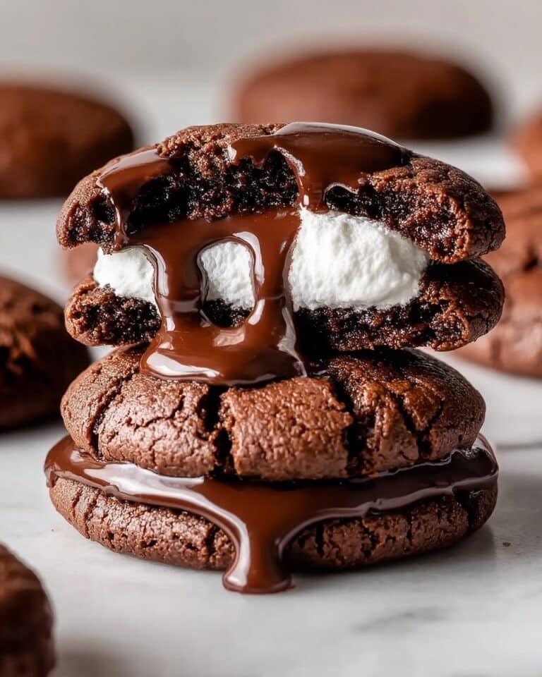 Marshmallow Hot Cocoa Surprise Cookies Recipe