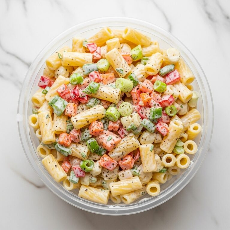 Cheddar Sour Cream Macaroni Salad Recipe
