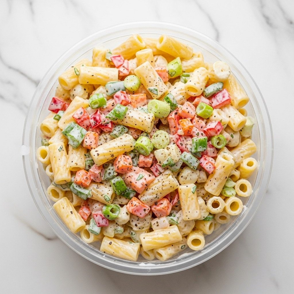 Cheddar Sour Cream Macaroni Salad Recipe