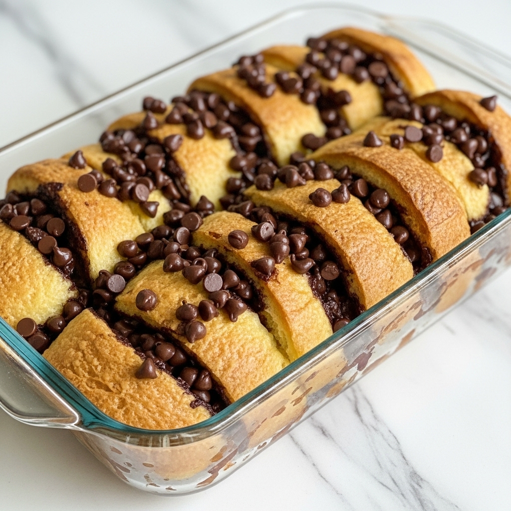 Chocolate Croissant Breakfast Bake Recipe