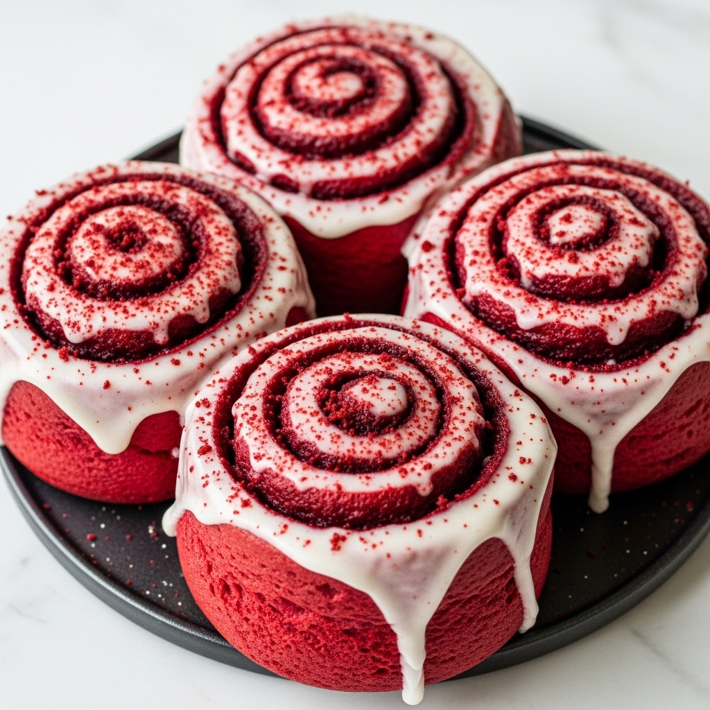 Red Velvet Cinnamon Rolls Recipe