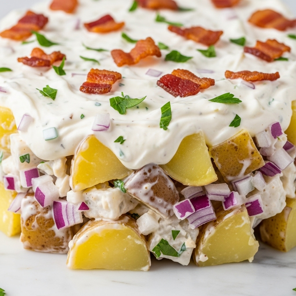 A close-up view of several pieces of golden-brown cooked chicken wings stacked together, showing a shiny, sticky glaze with bits of red chili flakes and small seeds spread evenly across the surface. The wings have a slightly crispy texture with darker charred spots highlighting their cooked edges. The background is a white marbled texture, making the rich color of the wings stand out. Photo taken with an iphone --ar 4:5 --v 7