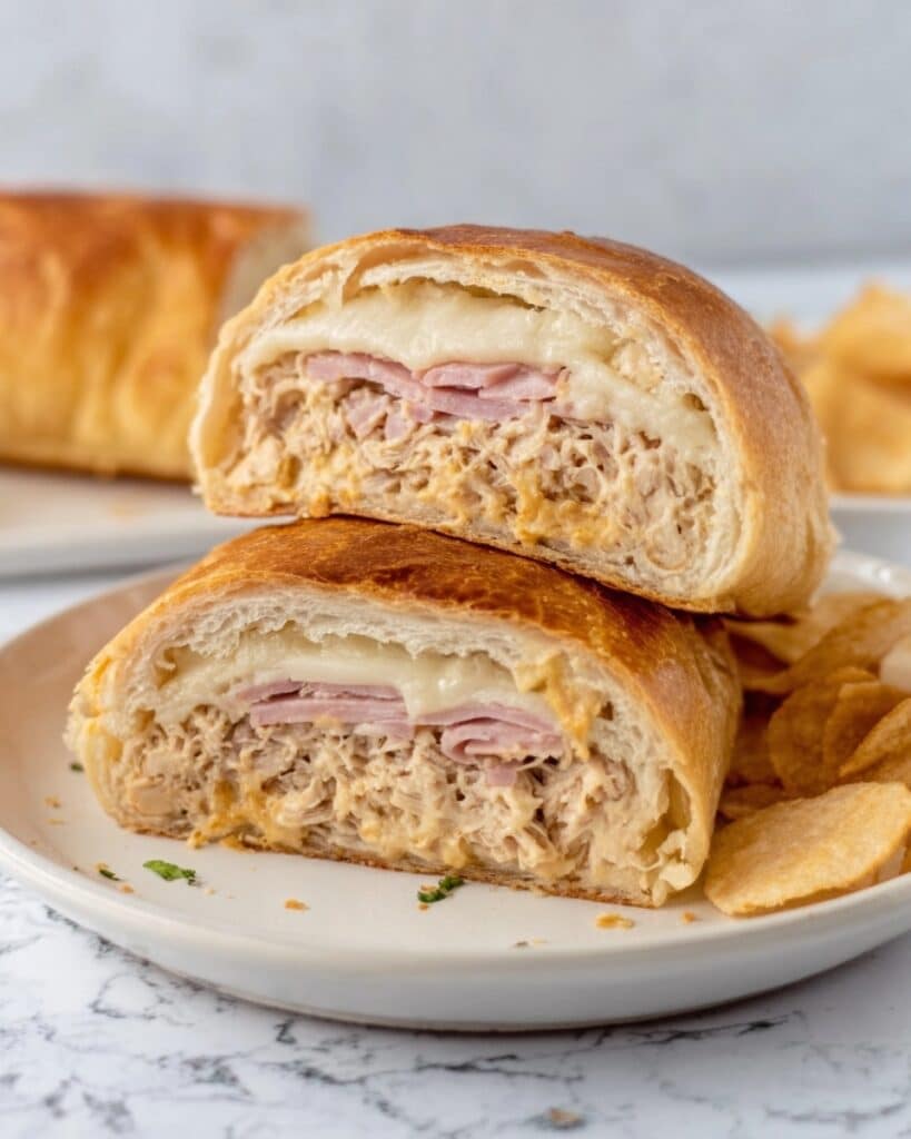 Chicken Cordon Bleu Stromboli Recipe