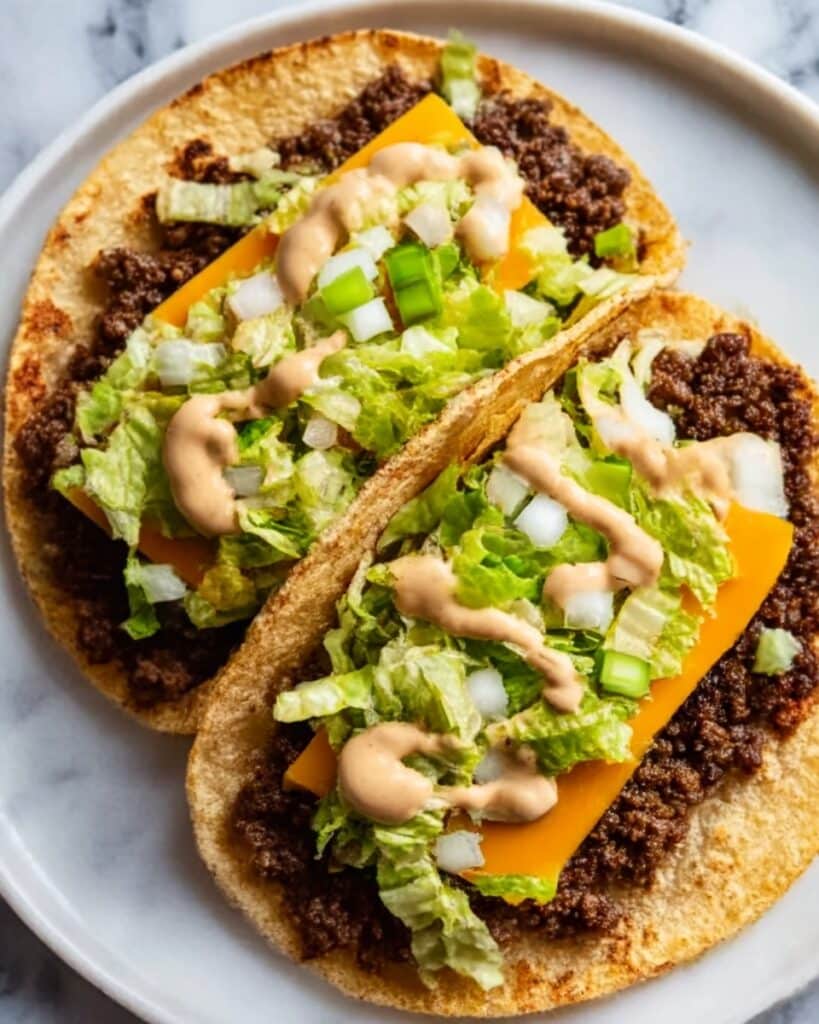 Smash Burger Tacos Recipe