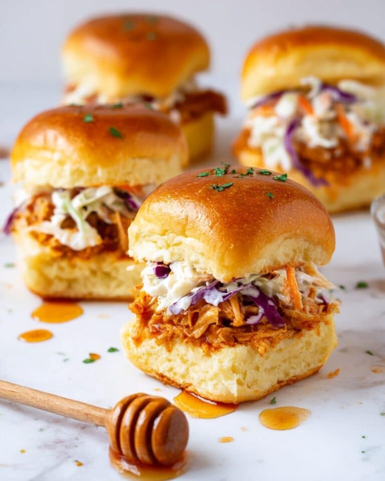 Easy Hot Honey Chicken Sliders Recipe