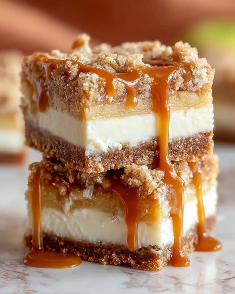 Caramel Apple Cheesecake Bars Recipe