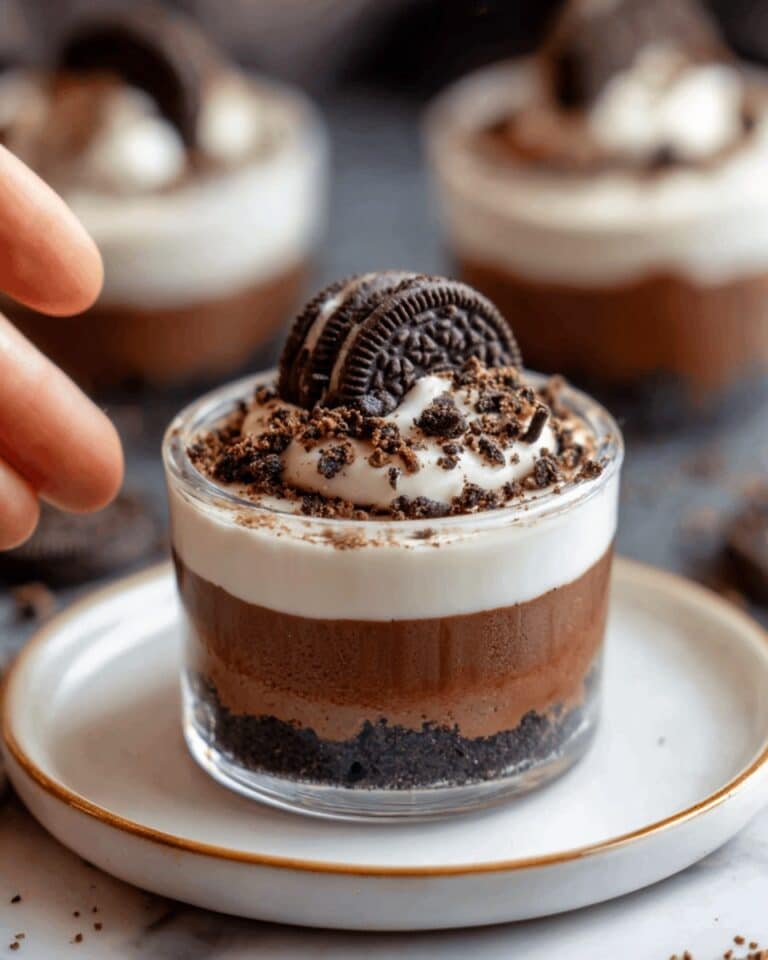 Mini Chocolate Mousse Oreo Cups Recipe