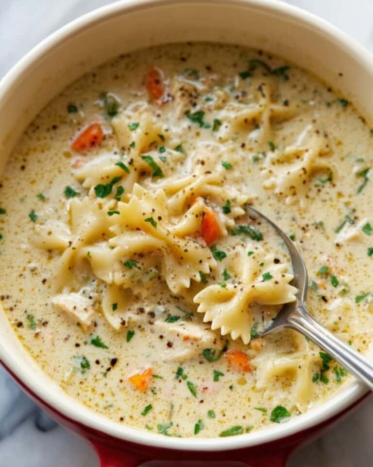 Creamy Chicken Alfredo Soup Recipe