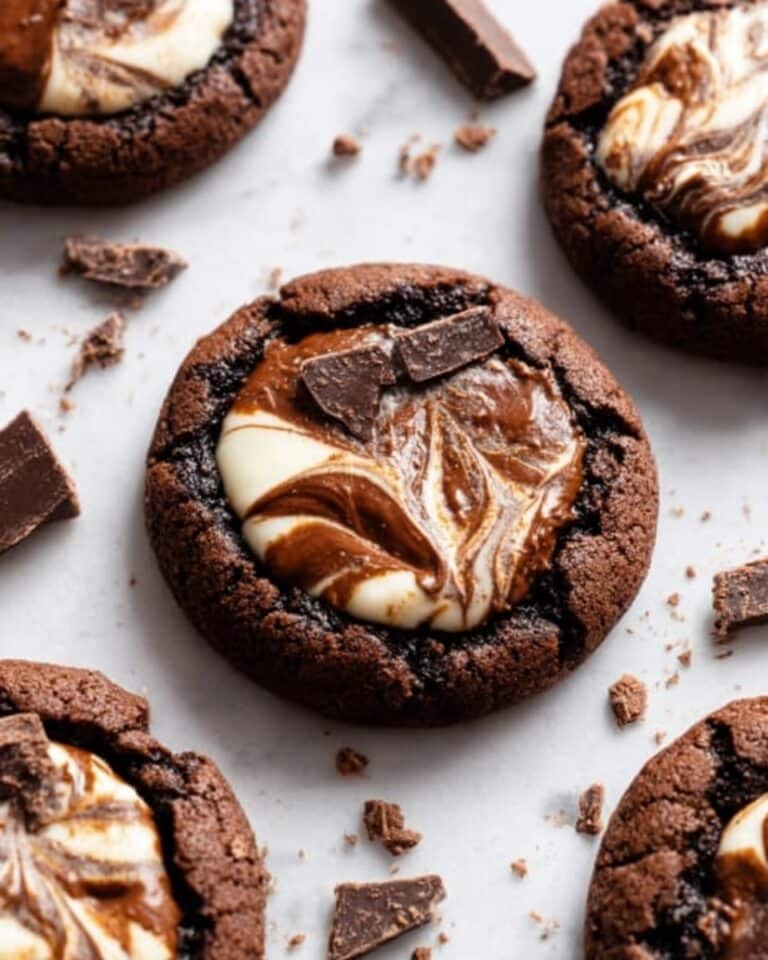 Chocolate Marshmallow Swirl Cookies Recipe